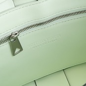 ボッテガヴェネタ カセット ショルダーバッグ アルドアーズ グレー レザー AW23