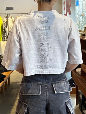 【25SS】Maison MIHARA YASUHIRO ミハラヤスヒロ / BLEACHED CROPPED TEE