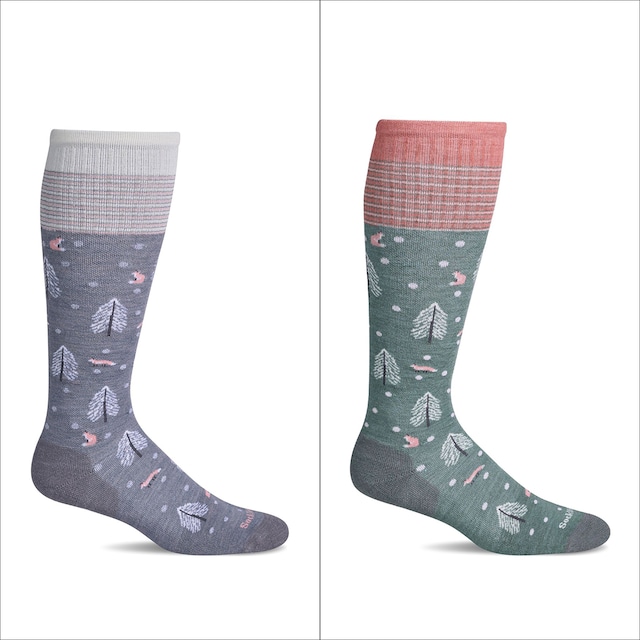 SOCKWELL ライフスタイル着圧ソックス Fox Play (S-M)