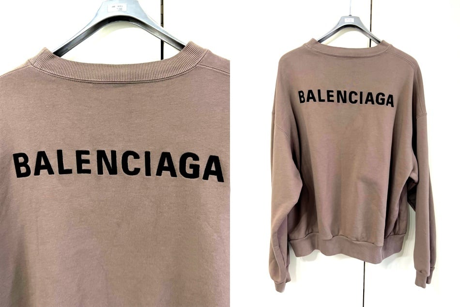 BALENCIAGA バレンシアガ ロゴ オーバーサイズ クルーネック BALENCIAGA バレンシアガ ロゴ オーバーサイズ クルーネック