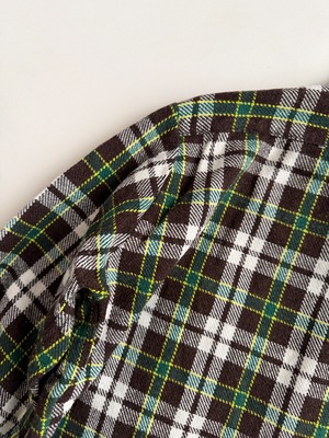 Pura lana checked shirt