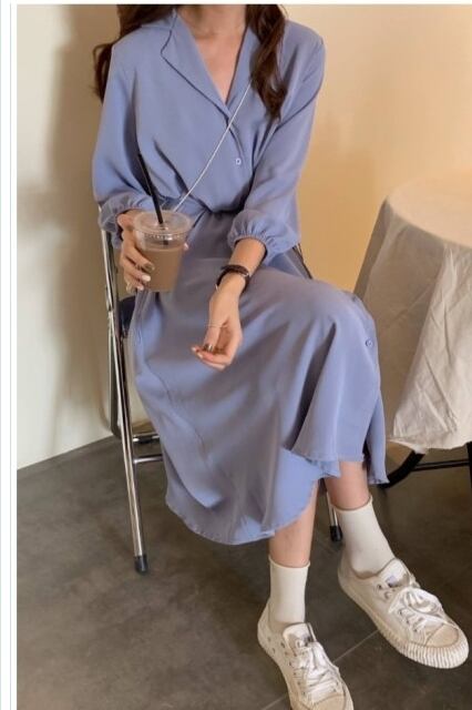 バックリボン ワンピース ロングワンピース 大きいサイズ ゆったり