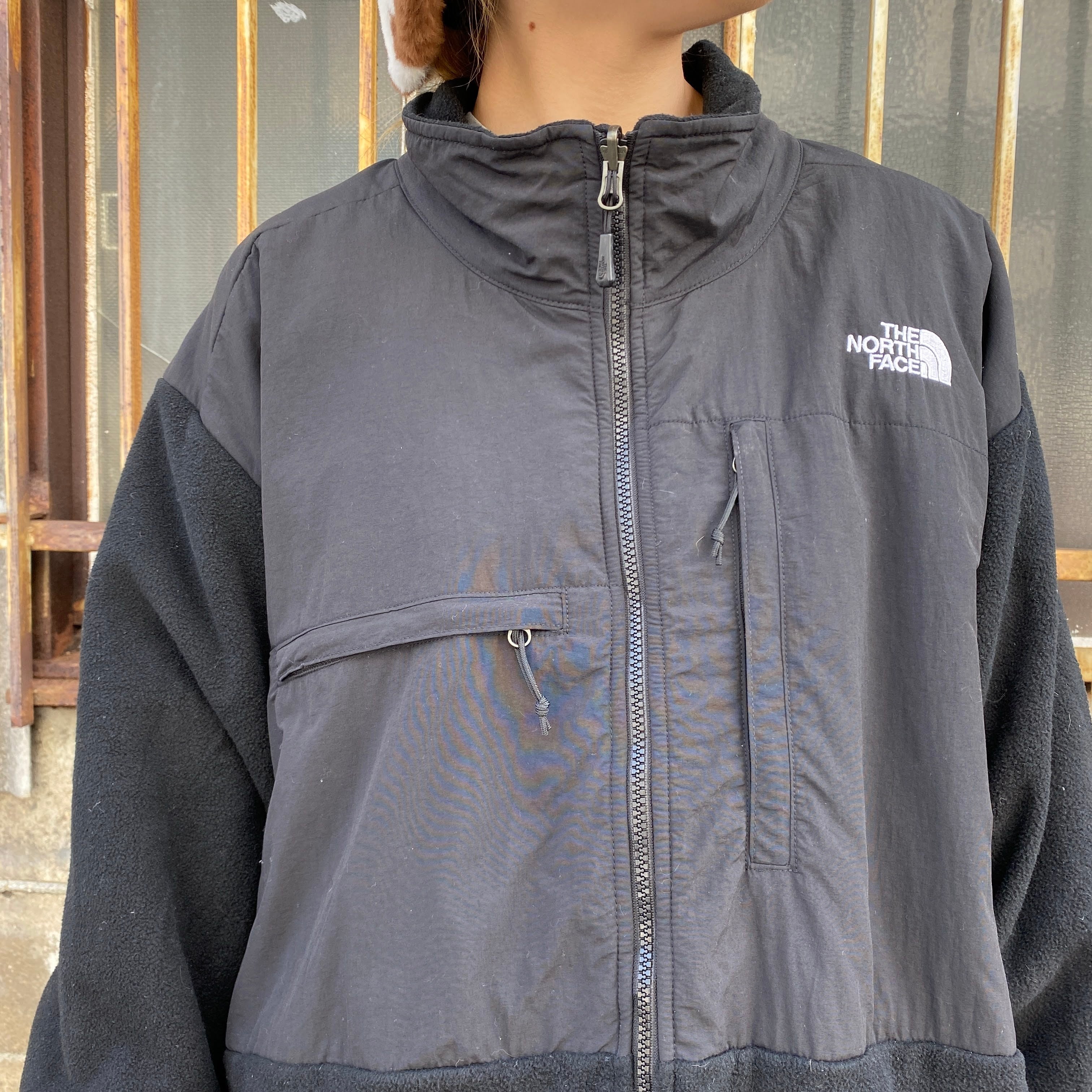 スーパービッグサイズ THE NORTH FACE ザ ノースフェイス デナリジャケット メンズ3XL 古着 POLATEC  ナイロン×フリースジャケット ブラック 黒 ポーラテック 大きいサイズ【アウトドアジャケット】 | cave 古着屋【公式】古着通販サイト