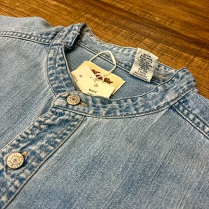 ナスングワム【Nasngwam】Indian motif Denim Shirt　XLサイズ