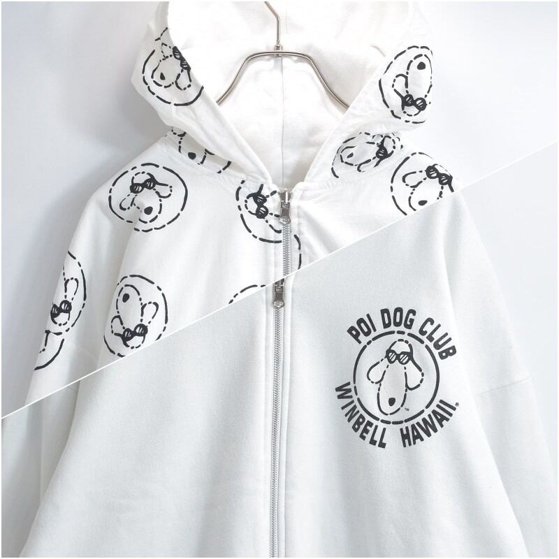 90s USA製 POI DOG ポイドッグ リバーシブル 総柄 グラフィック