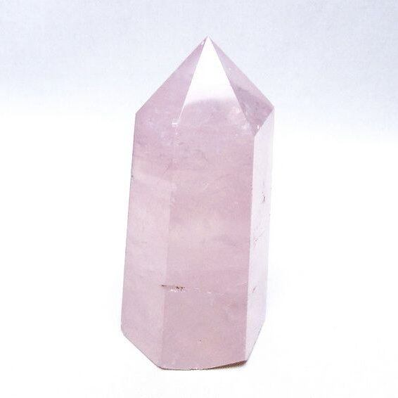 ローズクォーツ 六角柱 ポイント 一点物 152-3465