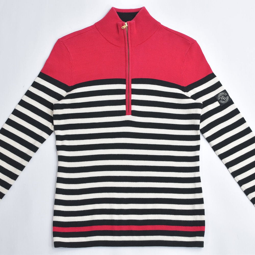 LAUREN RALPH LAUREN ラルフローレン ボーダー 切り替え ハーフ LAUREN RALPH LAUREN ラルフローレン ボーダー 切り替え ハーフ