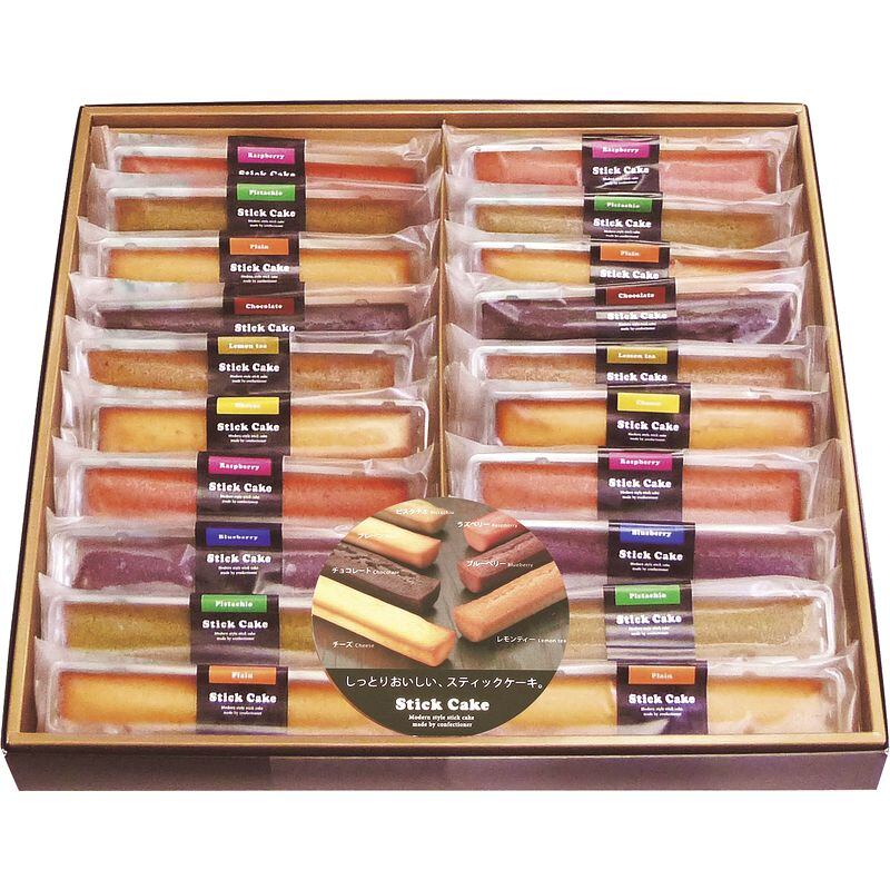 味の評価が高いフィナンシェ生地を使用 井桁堂 スティックケーキギフト 特大 74 やまもと商会