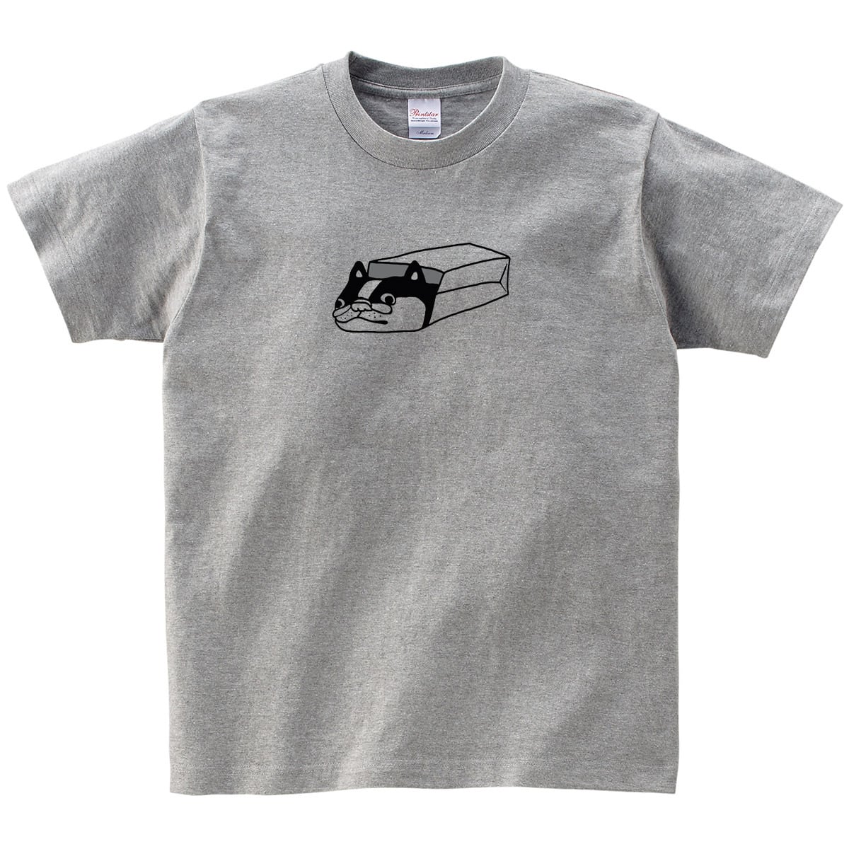 紙袋 いたずら フレブル Tシャツ dog69 犬 ブヒ フレンチブルドッグ 服 ゆるい ユニーク イラスト おもしろ Tシャツ