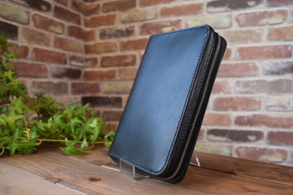 MCM 手帳カバー Amazon | 手書き花柄入れ 縦14cm x 横9cm手帳用カバー 本革 フィールド