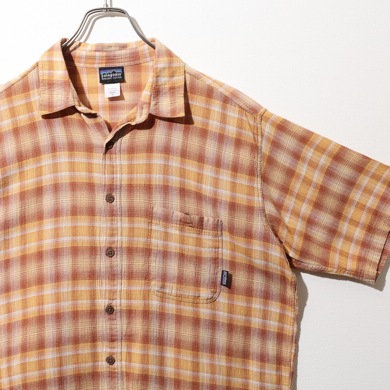 極美品 XL オンブレ 09年 モロッコ製 A/C Yarn Dye Shirt Patagonia ACシャツ ヤーンダイ パタゴニア