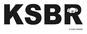 KSBR　半袖Tシャツ　アッシュ地に白文字　XXL-XXXL