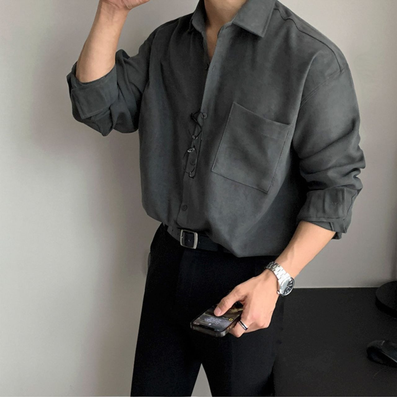 カジュアルルーズシャツ　MT0080306