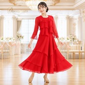 社交ダンス 衣装 Sanline サンリーヌ ツーピース レッスンウェア レッド系 無地 赤 ラインストーン セットアップ 上下セット トップス スカート 上品 気品 エレガント かわいい 大人っぽい 華やか ダンスパーティー ステージ衣装 舞台衣装 発表会 レディース レッスン着 社交ダンスウェア ダンス衣装 ラインストーン付 赤系無地 赤ラインストーン 競技ダンス エレガントドレス風 上品デザイン 大人可愛い ステージ用 発表会用 舞台用 パーティー衣装 フラメンコ風ではない きれいめ