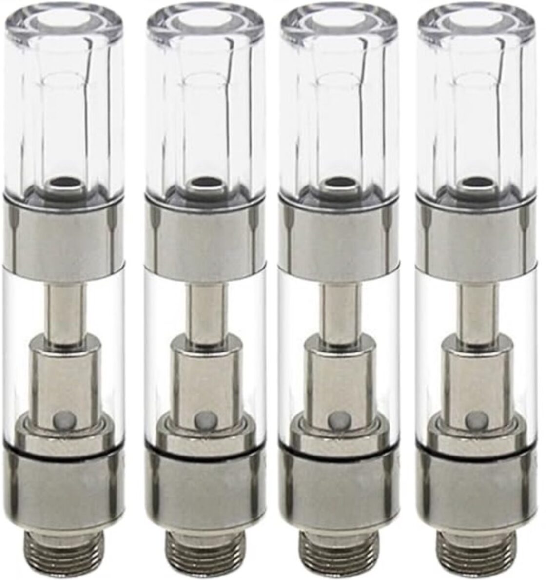 10本 0.5ml 0.8ml 1.0ml G5クリアシルバー丸口 アトマイザー交換 