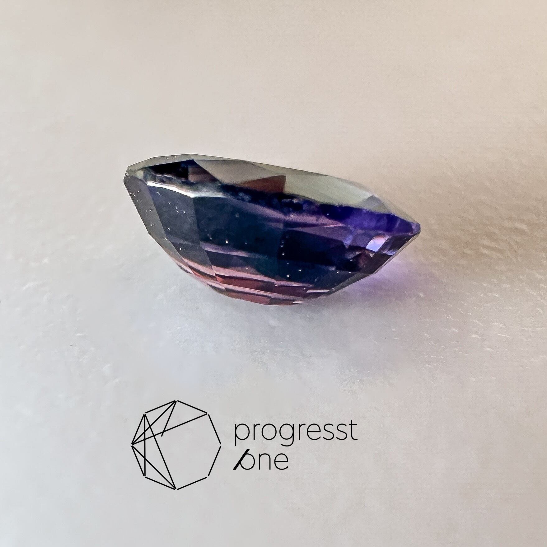 バイカラーサファイア0.53ct | progresstone