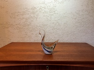 イタリア Swan Vintage Glass