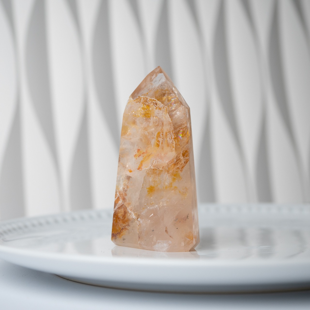 ローズクォーツ ゴールデンヒーラー / タワー ポイント【1】