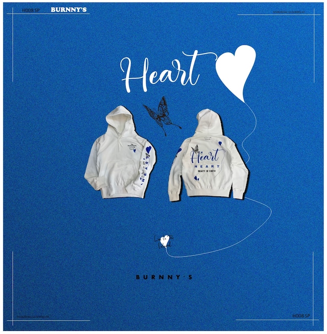 NEW♡HEARTフーディスエット：S-2XL