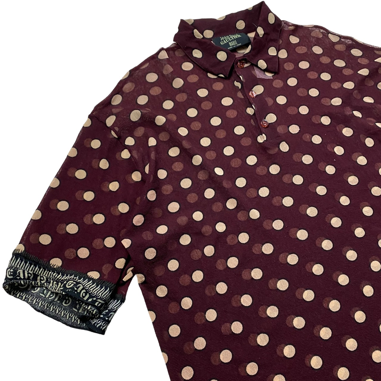 JEAN PAUL GAULTIER MAILLE power-net pullover