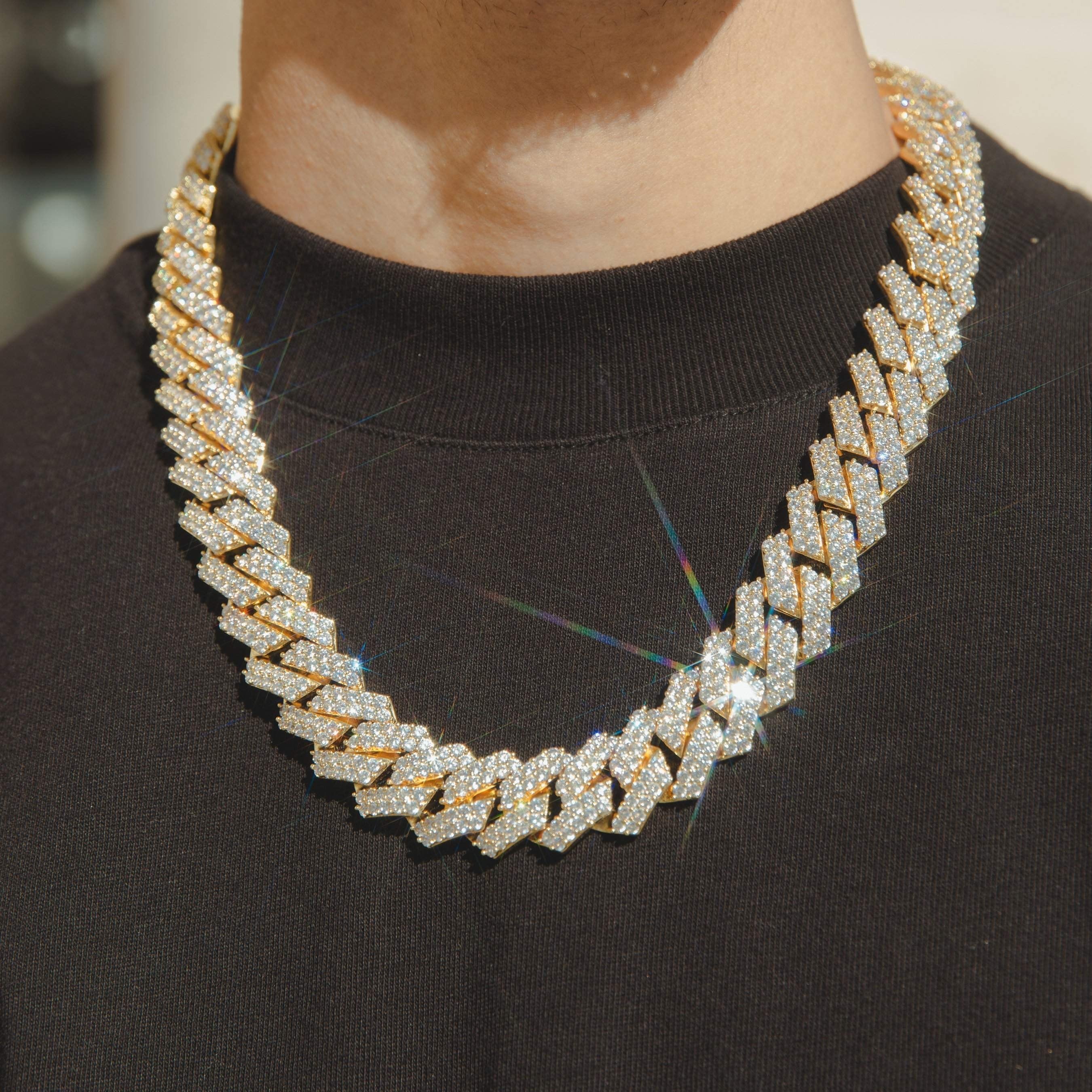 Glitter 19mm IcedOutChain Silver 55cm - アクセサリー Glitter 19mm IcedOutChain Silver 55cm - アクセサリー