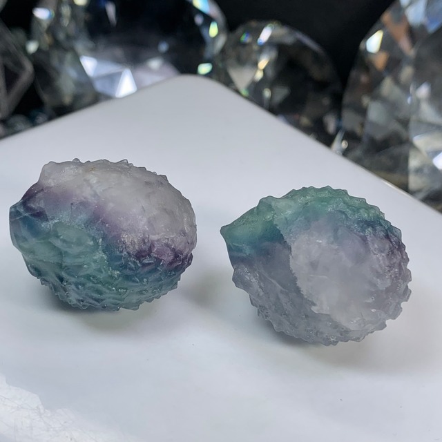 14.フローライトハリネズミさん☆ペアセット