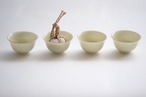 陸寿義 Lu Shouyi - 景徳鎮 黄釉杯 cup