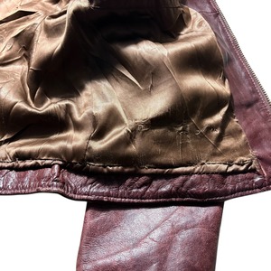 vintage 1970’s EAST WEST MUSICAL INSTRUMENTS leather jacket “Drifter”