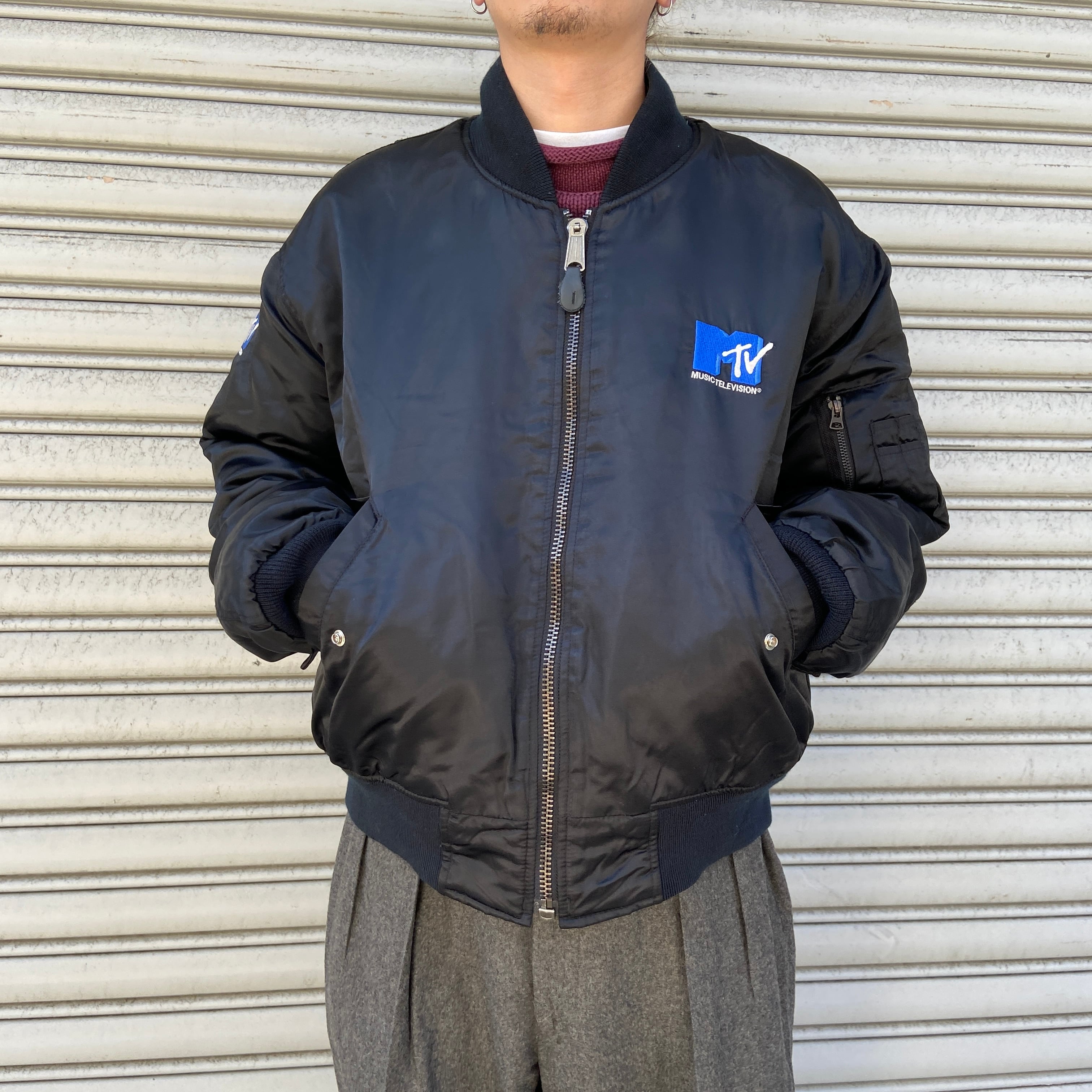 90s GAMESportswear MTV リバーシブルMA-1ジャケット M | 古着屋 Uan