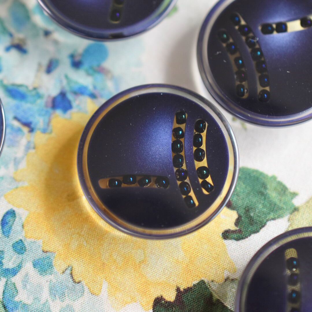 ビーズライン×ネイビー 24㎜