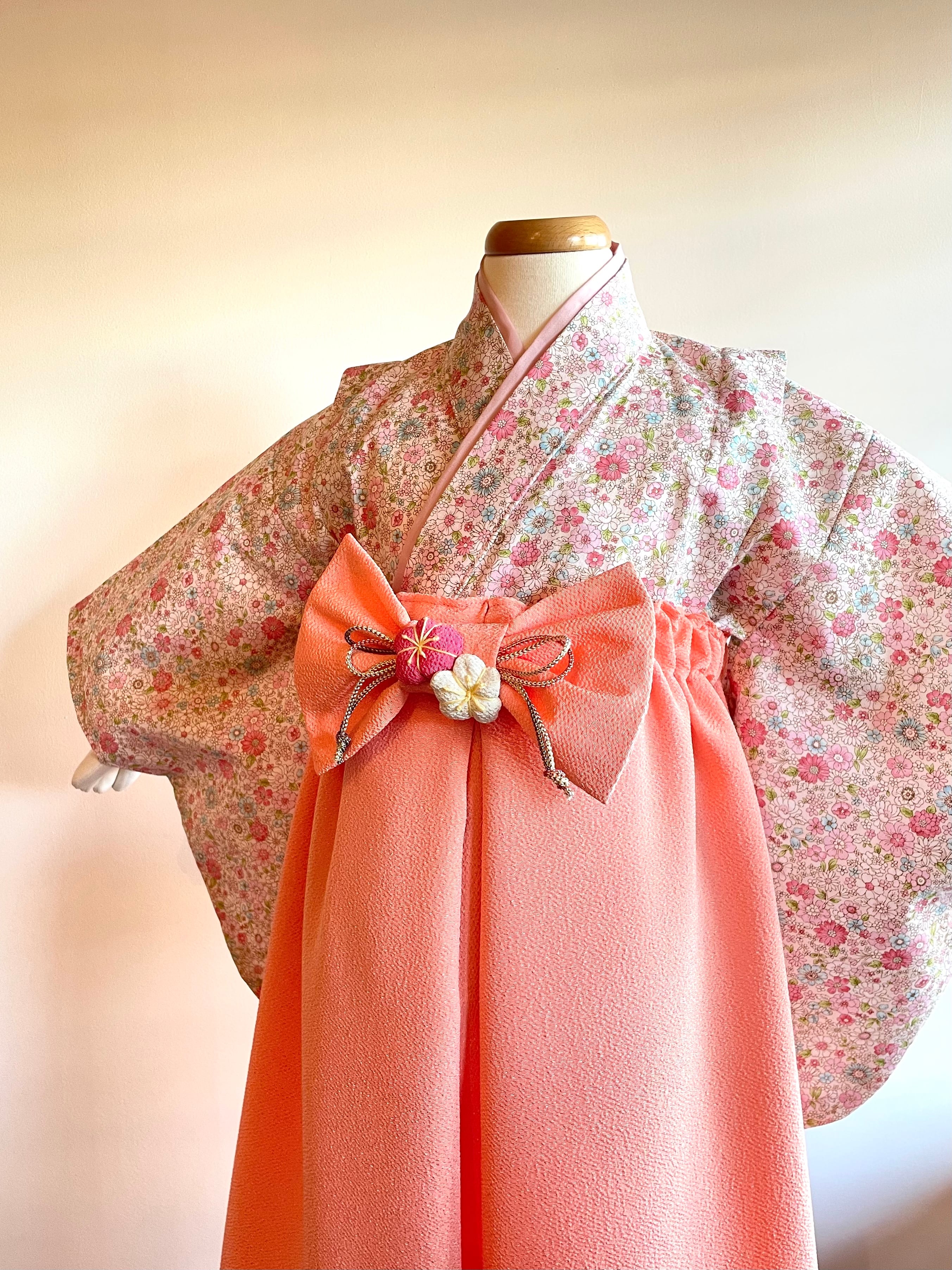 オーダー専用 袴と靴下セット a.m.baby hakama ベビー袴 Sサイズ80-95 