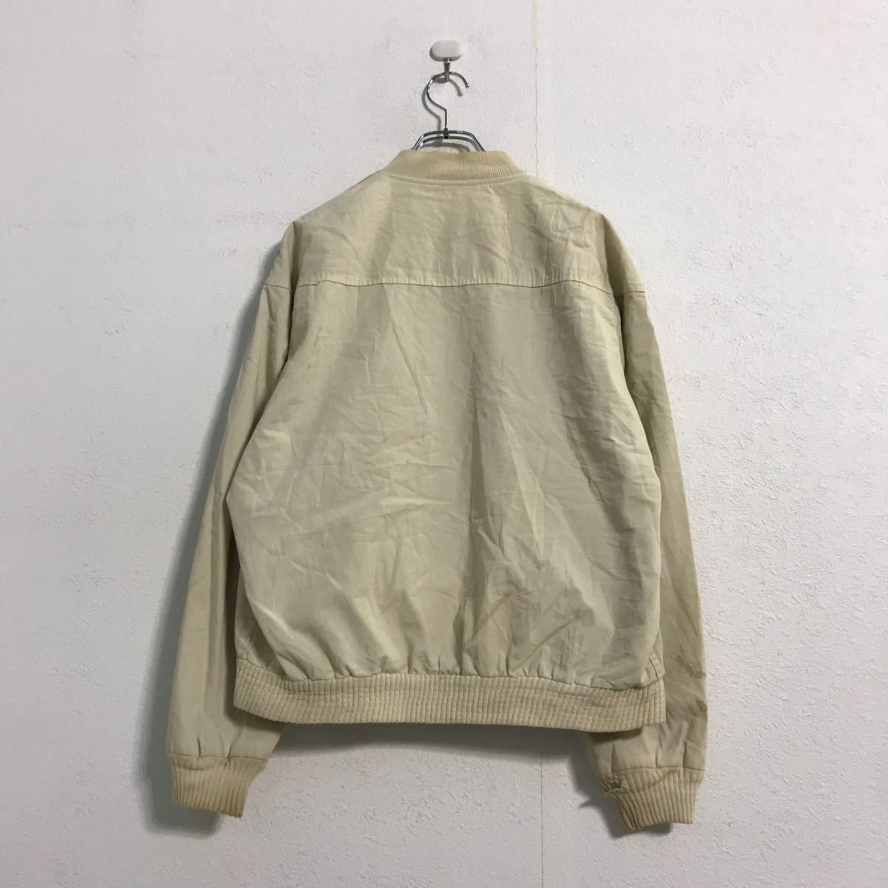 La paz ジップアップ ジャケット M ベージュ ブルゾン 古着卸 アメリカ 