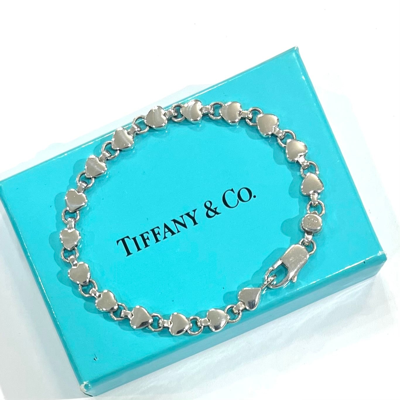 TIFFANY&CO. 】2670 ティファニー ハートパフリンク ブレスレット