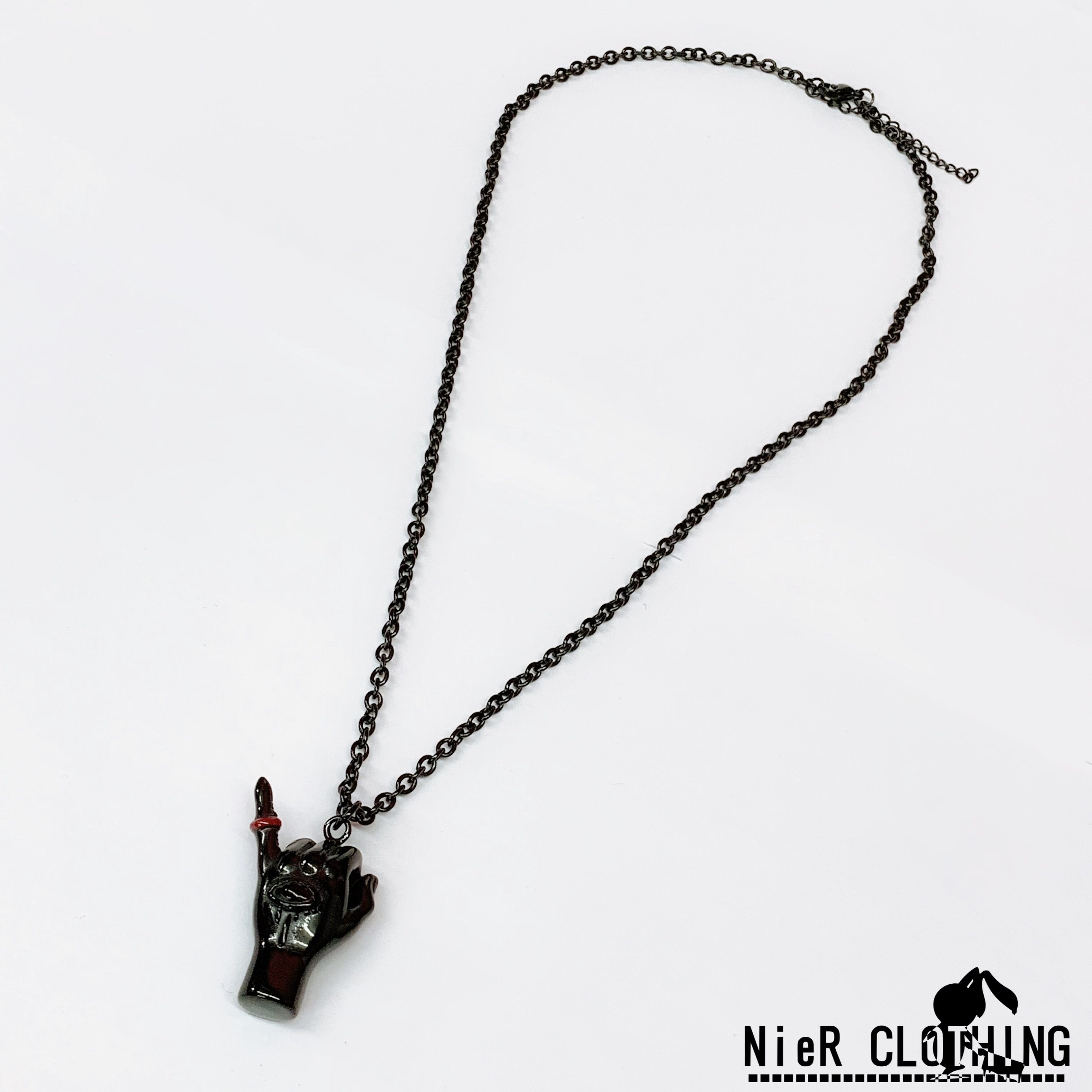 NieR BLACK FACE NECKLACE ブラック フェイス ネックレス