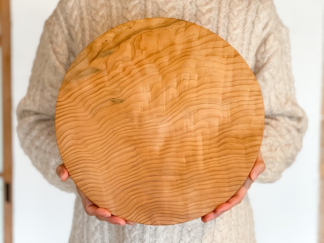 木のお皿、カッティングボード（大きな丸）11