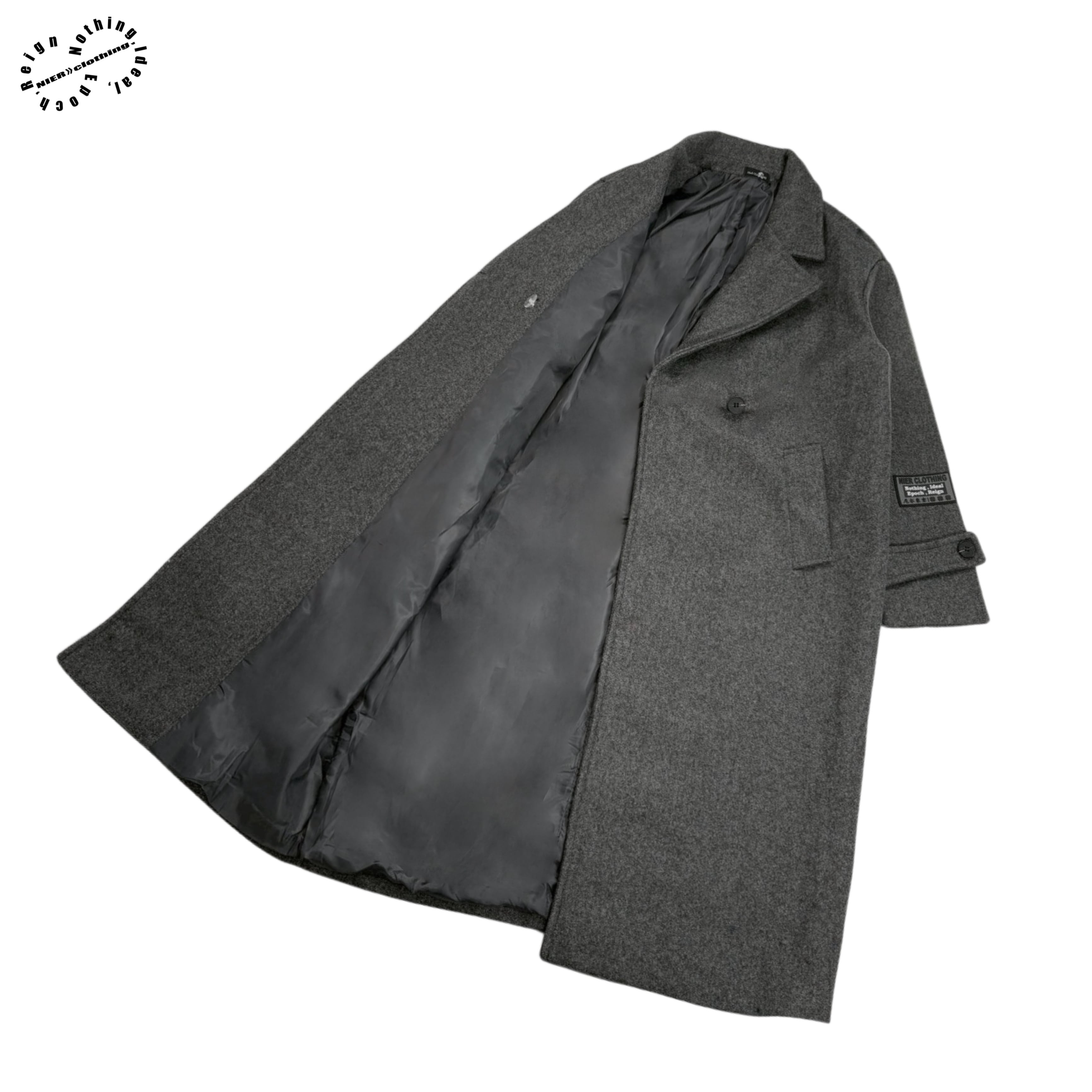 MEN'S重厚LONG GRAY COAT | NIER CLOTHING