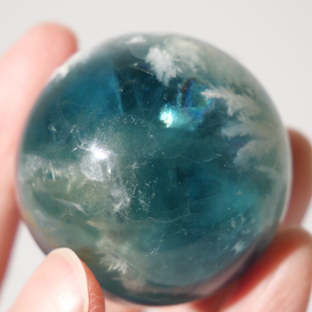 エンジェル フェザー フローライト 【φ4.1cm】/ スフィア