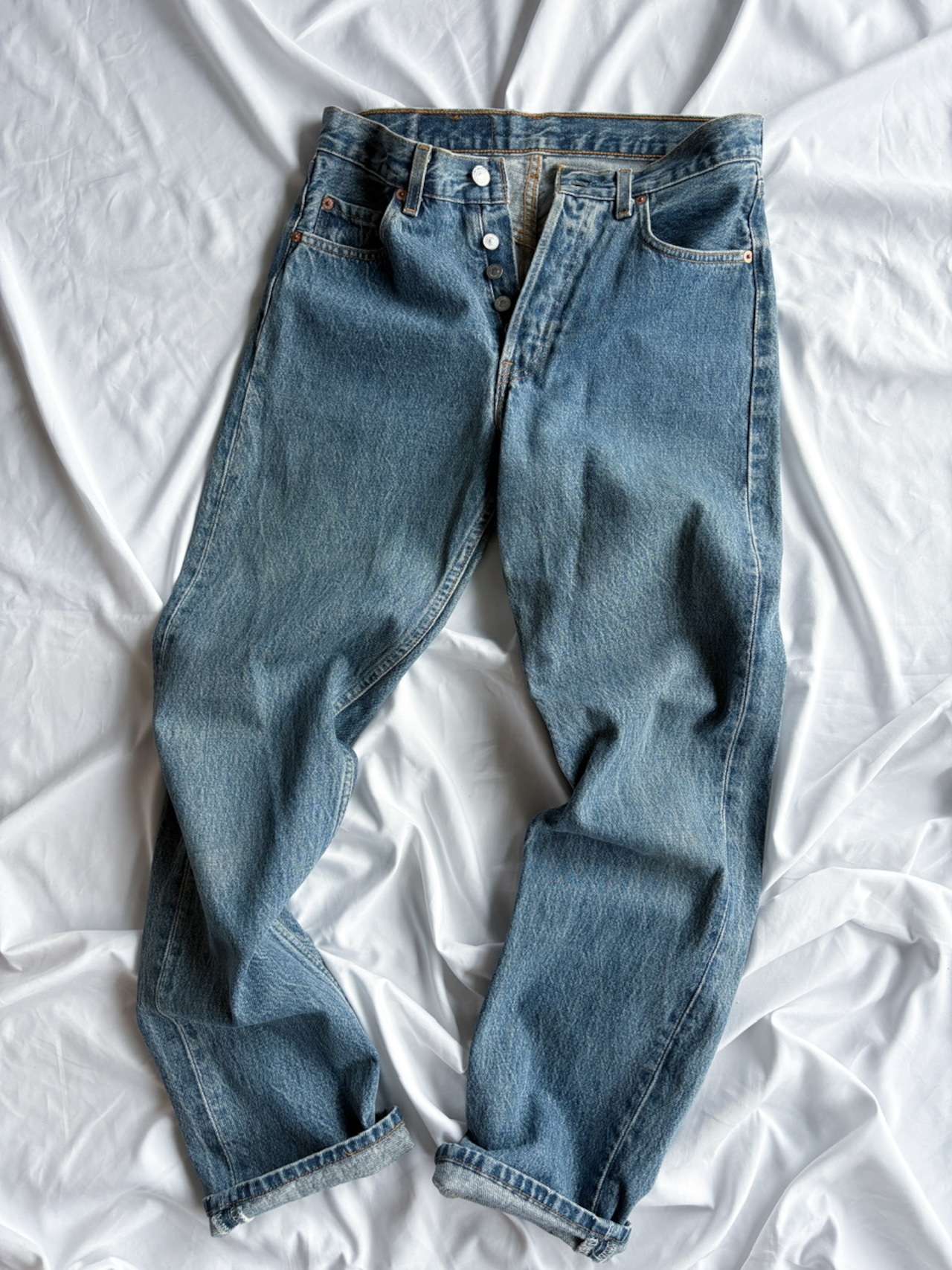 FRENCH Levi's 501 Blue Denim Pants