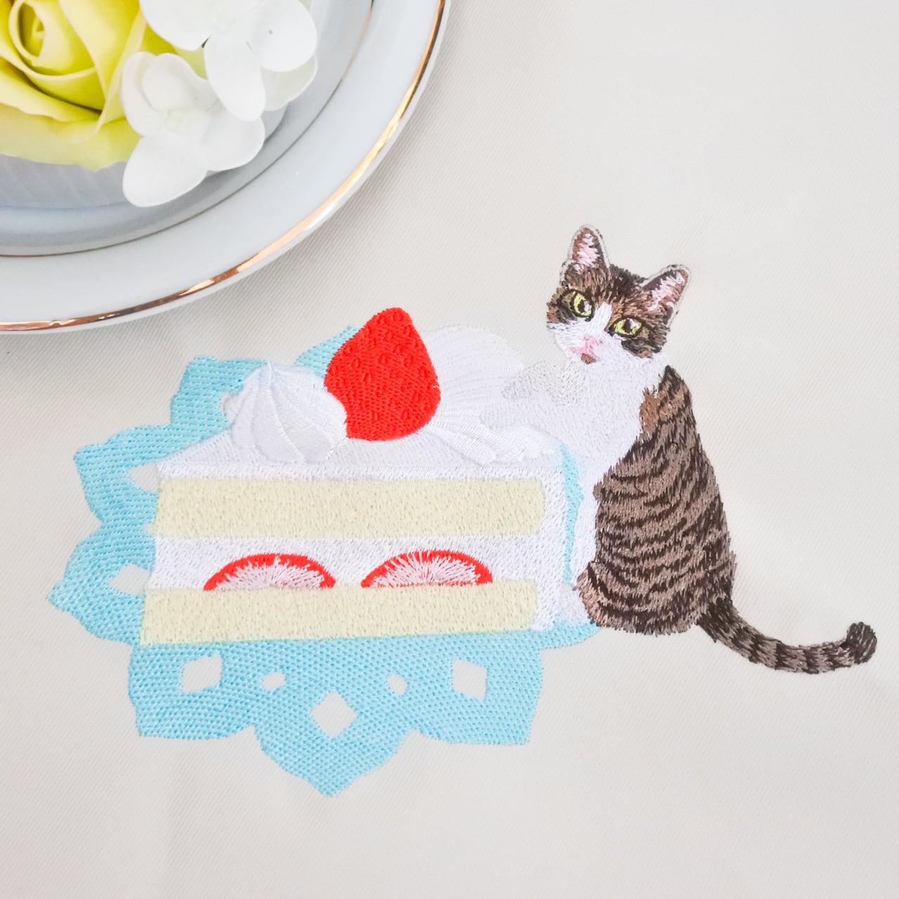 喫茶コイトネコ｜うちの子刺繍トートバッグ | コイトネコ