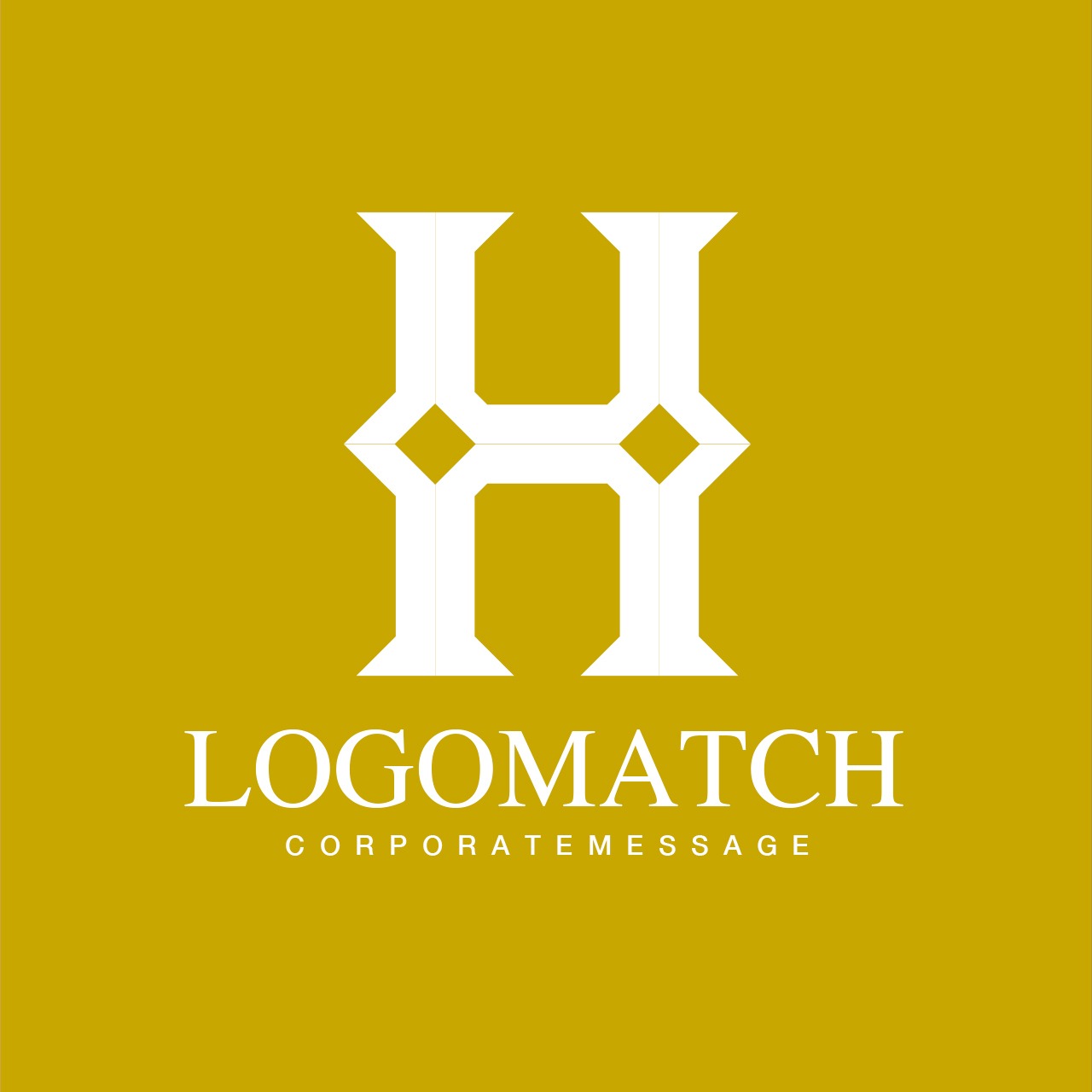 堅牢なラグジュアリーHのロゴ