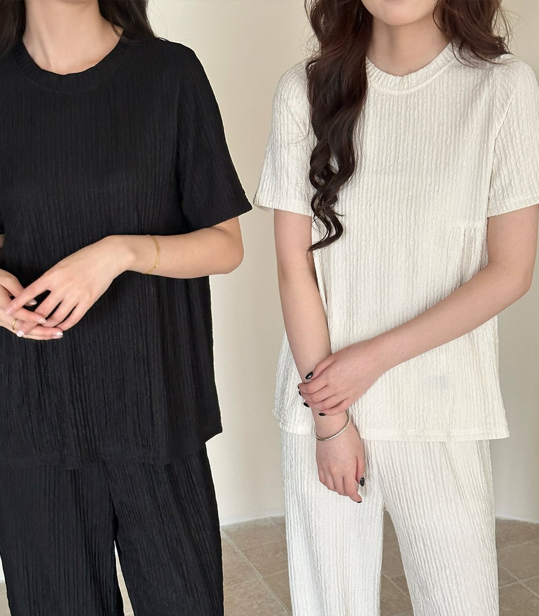 メール便】ルームウェア レディース セットアップ パジャマ トップス