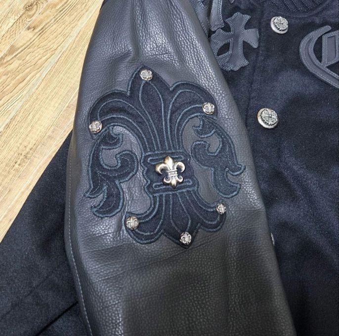 CHROME HEARTS クロムハーツ LETTERMAN JACKET レターマン ジャケット CHROME HEARTS クロムハーツ LETTERMAN JACKET レターマン ジャケット