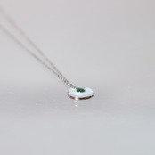 SV Guatemala shell 翡翠ネックレス A貨翡翠 jd_ne1289