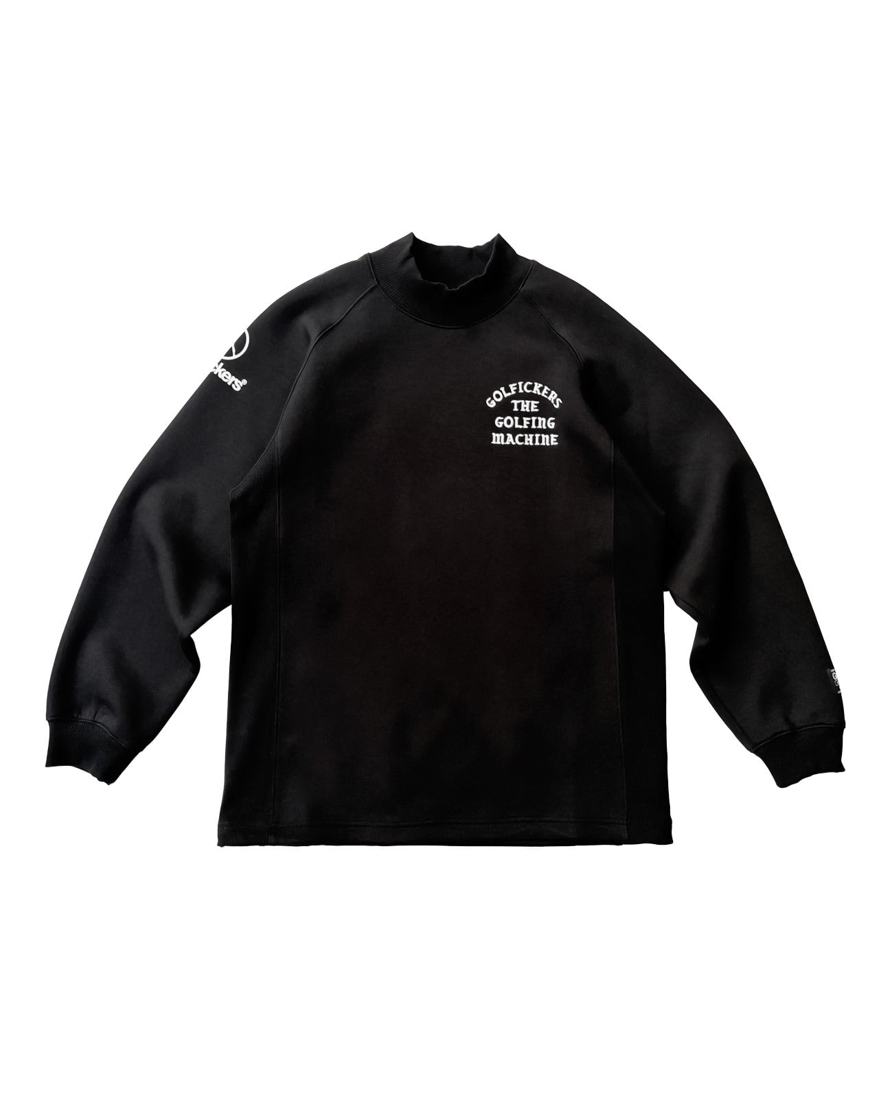 Golfickers モックネック XL ブラック HOLE 603] Sports Mix Mock Neck -Black- | Golfickers