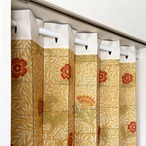 【受注生産】 アコーディオンカーテン  ウィリアムモリス パウダード 幅96x丈200cm