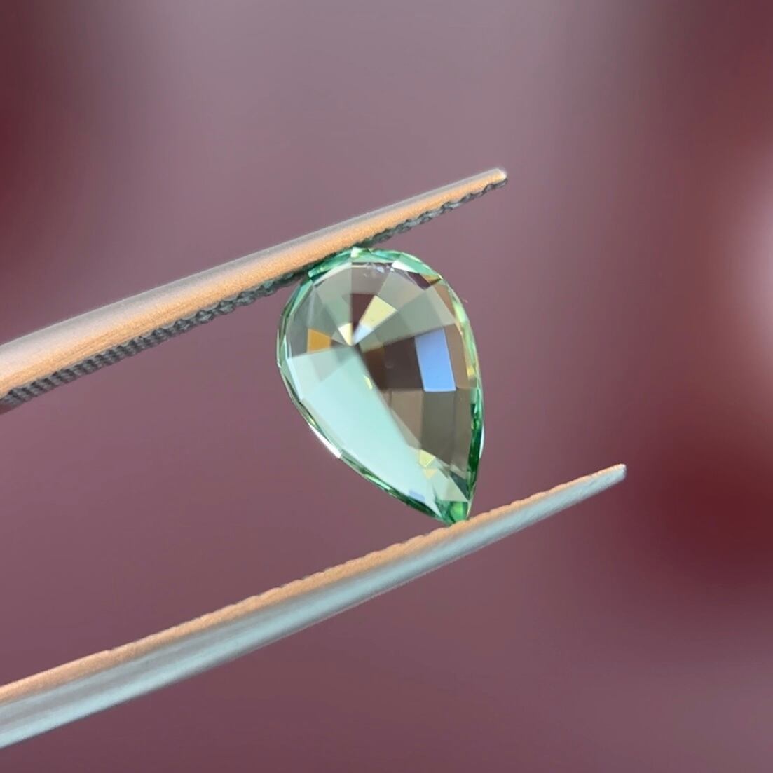 ミントトルマリン ペアシェイプ 11.1x7.2x5.9mm, 2.52ct, モザンビーク