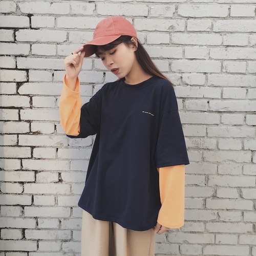 トップス Tシャツ ストリートファッション レディース ゆったり 可愛い 大人可愛い きれいめ シンプル お洒落 大人女子  20代 30代 　韓国 韓国系 コーデ ファッション カジュアル 大人 上品 学生 通学 　おしゃれ お洒落 かっこいい 大人女子 旅行 着回し 普段使い 重ね着 スタイル 楽ちん モテ