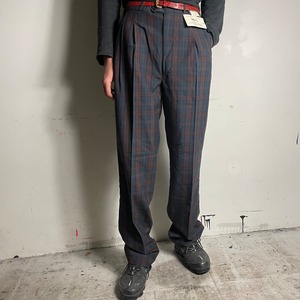 80's DEAD STOCK CHECK SLACKS