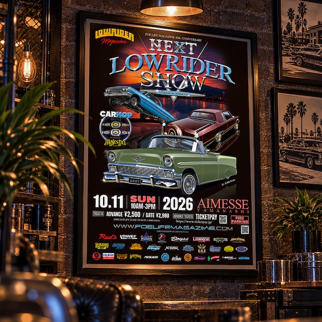 【NEW】NEXT LOWRIDER SHOW OFFICIAL POSTER (A2)