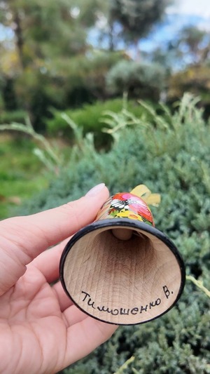 クリスマスデコレーション　ベル3点セット（ティモシェンコ作）